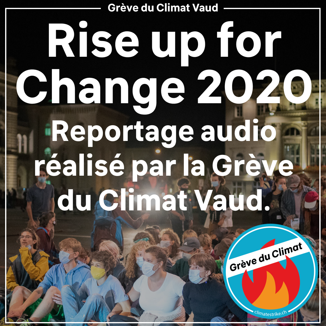 You are currently viewing Reportage Rise up for Change 2020
